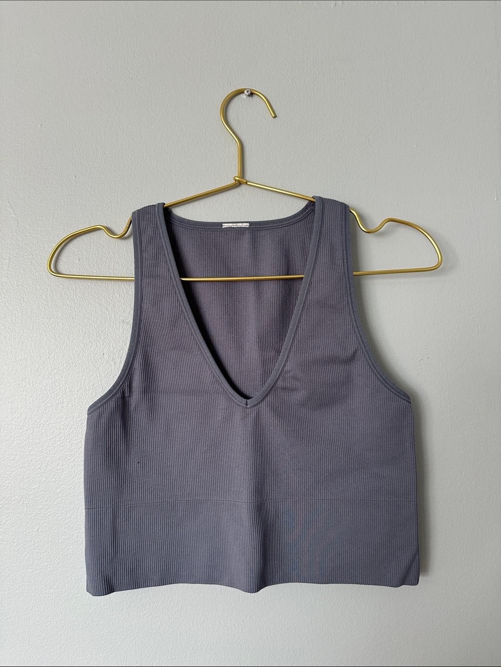 Athleta Aurora Seamless Crop Rib Tank SIZE M